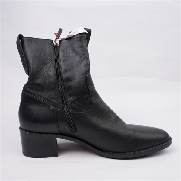 Giày Dior boot đen có khóa cao 4p sz38 (BQ) KG+