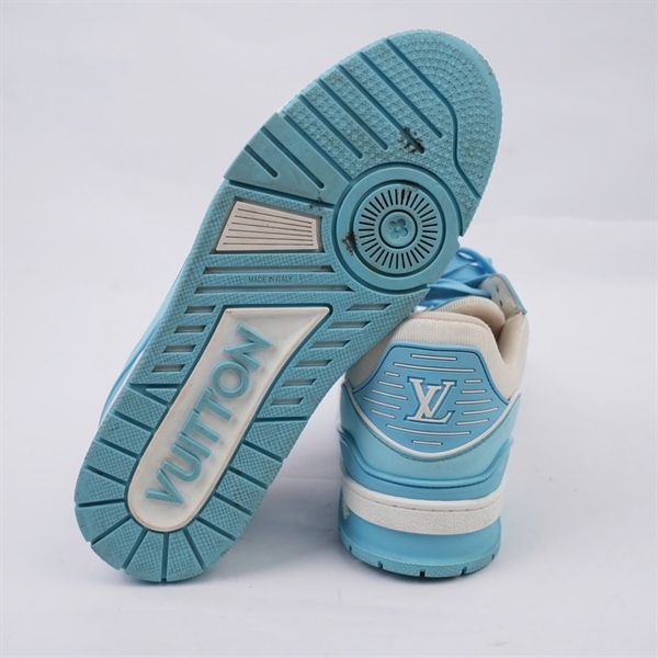 Giày LV hoa trắng phối xanh sz6 (UK) (BQ) KG+