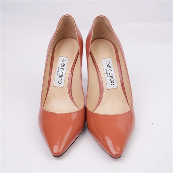 Giày Jimmy Choo cam đất cao 9p sz37 (BQ) KG+