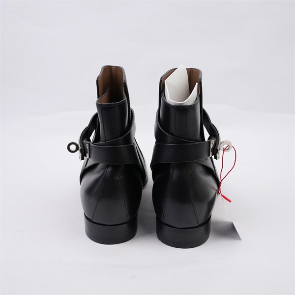 Giày Hermes boot đen sz36.5 (BQ) KG+
