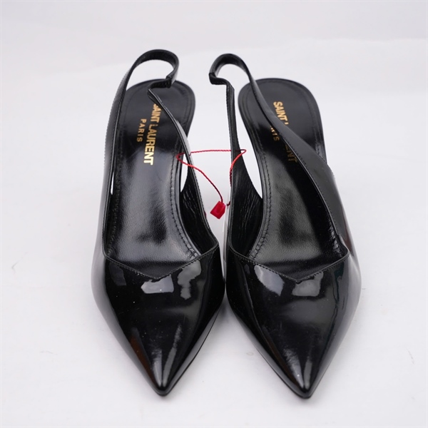 Giày YLS đen có quai cao 9p sz36 (BQ) KG+