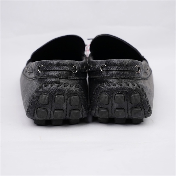 Giày LV hoa đen sz9 (UK) (BQ) KG+