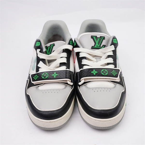 Giày LV xám logo xanh sz7 (UK) (BQ) KG+