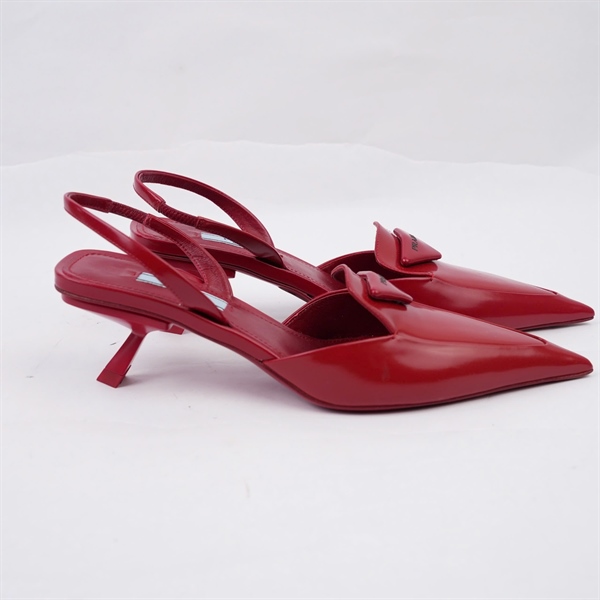 Giày Prada đỏ cao 6p sz36 (BQ) KG+