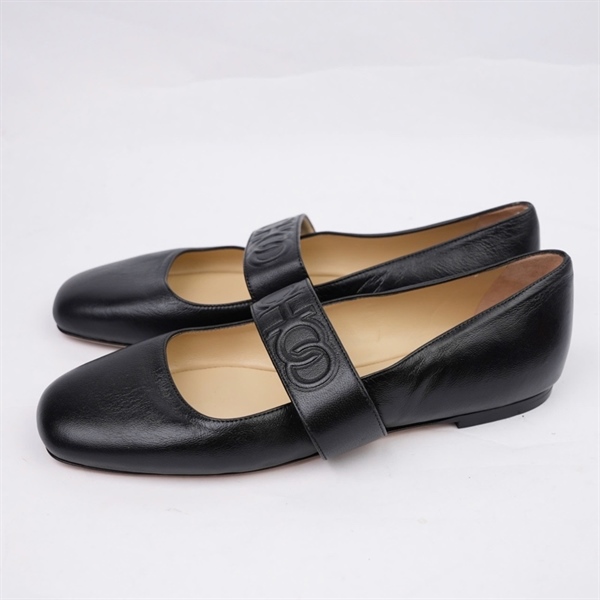 Giày Jimmy Choo đen sz37 (BQ) KG+