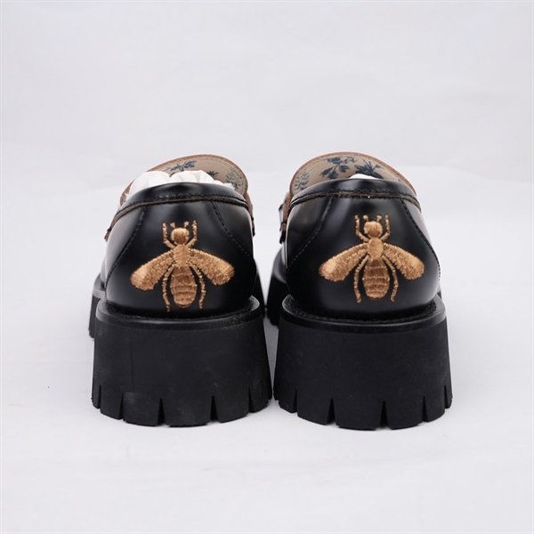Giày GG đen cao 4p sz35 (BQ) KG+