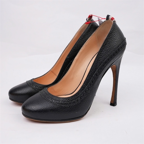 Giày Thom Browne đen cao 13p sz38 (BQ) KG+