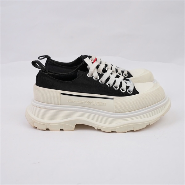 Giày Alexander Mcqueen đen trắng sz37 (BQ) KG+