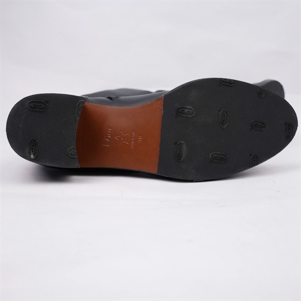 Giày Dior boot đen có khóa cao 4p sz38 (BQ) KG+