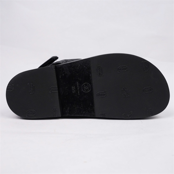 Giày Chanel đen 35.5 (BQ) KG+