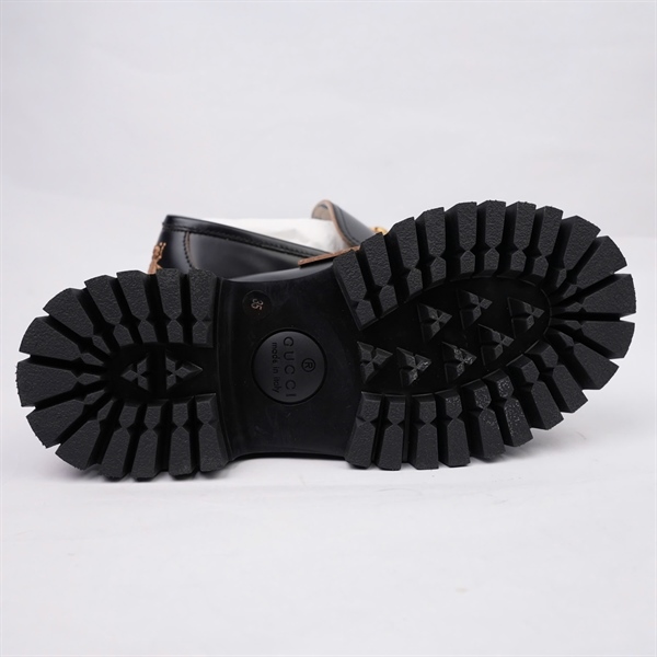 Giày GG đen cao 4p sz35 (BQ) KG+