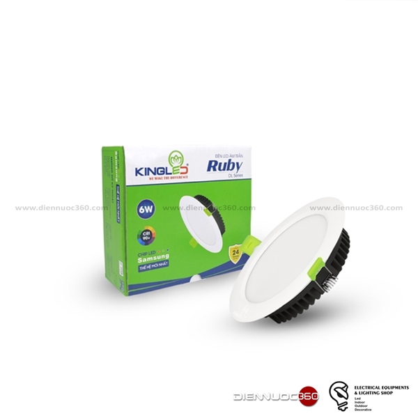Đèn Led Downlight âm tròn DL KingLed