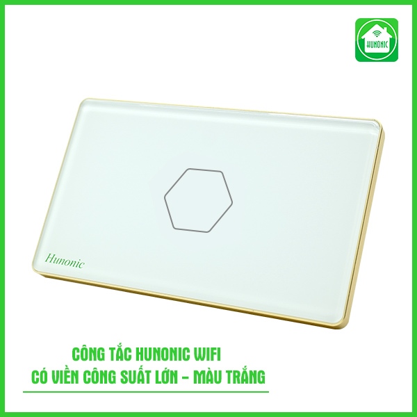 Công tắc cảm ứng WiFi Hunonic CSL, HCN, màu Trắng