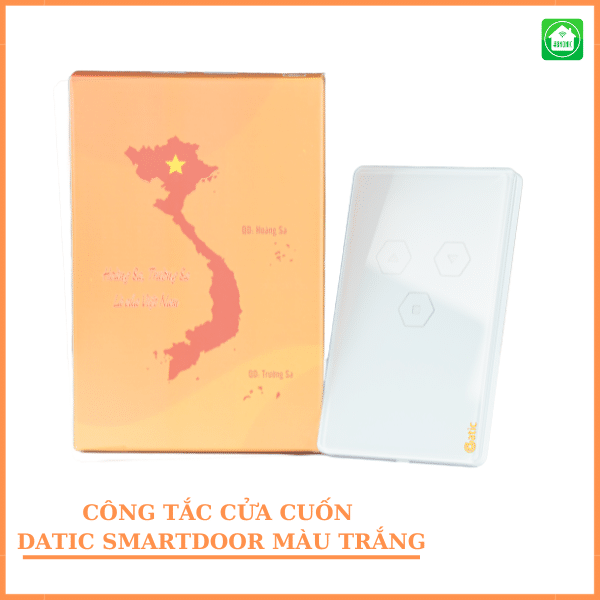 Công tắc Cửa Cuốn Wifi Hunonic Datic Smart Door màu Trắng