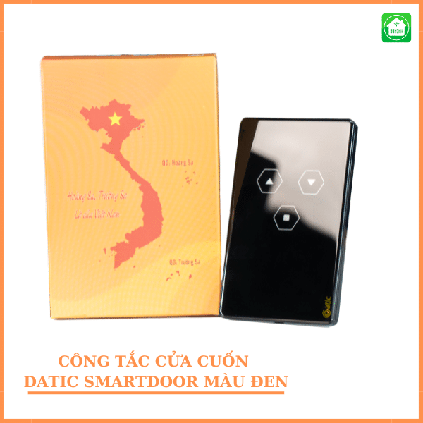 Công tắc Cửa Cuốn Wifi Hunonic Datic Smart Door màu Đen