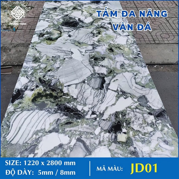 TẤM ĐA NĂNG - VÂN ĐÁ JD01 - 8MM - 2M8