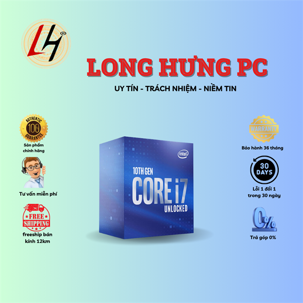 CPU intel Core i7-10700F