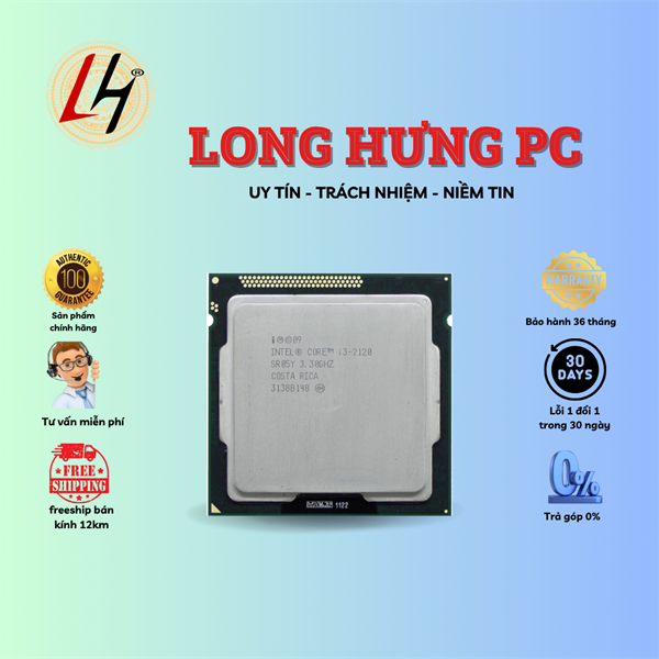 CPU intel core i3 2120 2nd