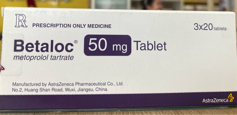 BETALOC TAB 50MG 3X20'S