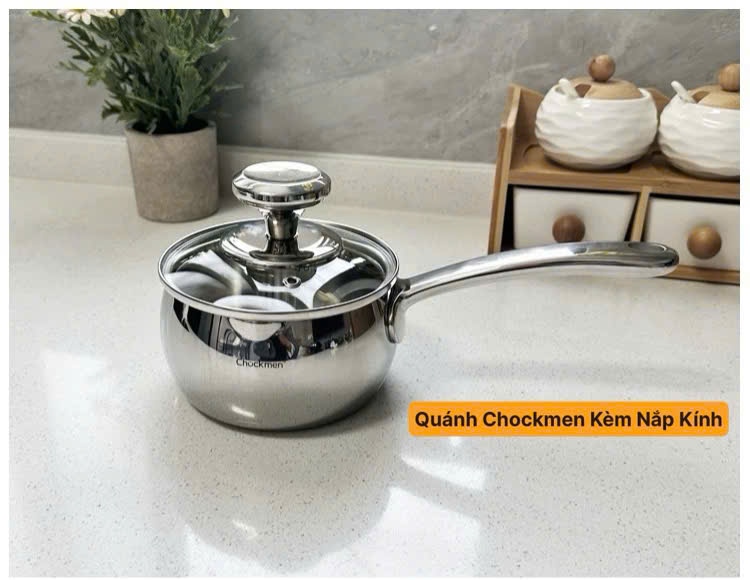 S335 - C61 Quánh Mini Chockmen 12cm Dáng Bầu Có Nắp CKM-YL12D [T18]