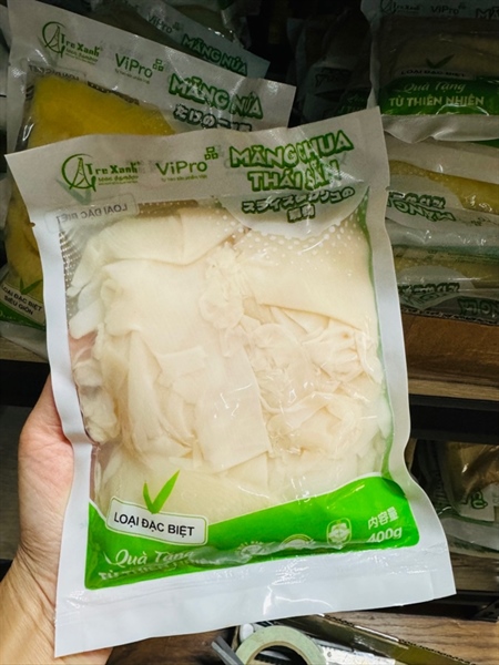 Măng chua Thái sẵn 400g/カットたけのこ水煮