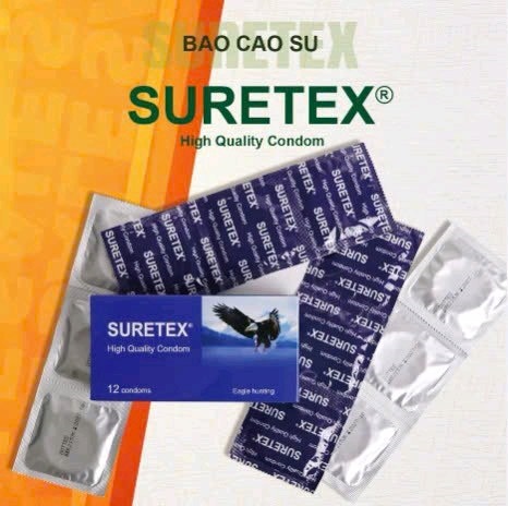 Bao cao su SURETEX (Hộp 12 cái) - Malaysia