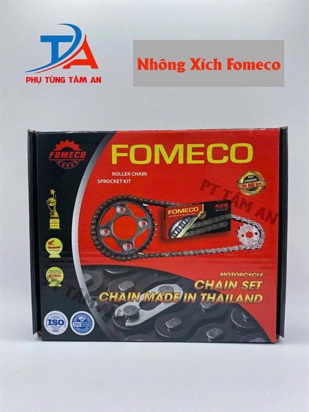 Nhông Xích FOMECO ( Xích Daiichi Thái Lan ) - Dream (36x14-100L)