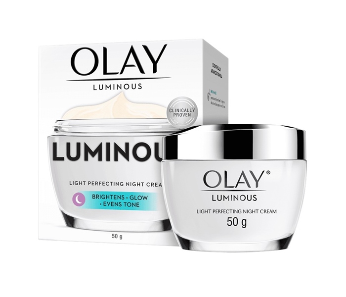 V- Kem dưỡng trắng da Olay luminous đêm 50g