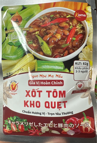 Xốt tôm khô quẹt