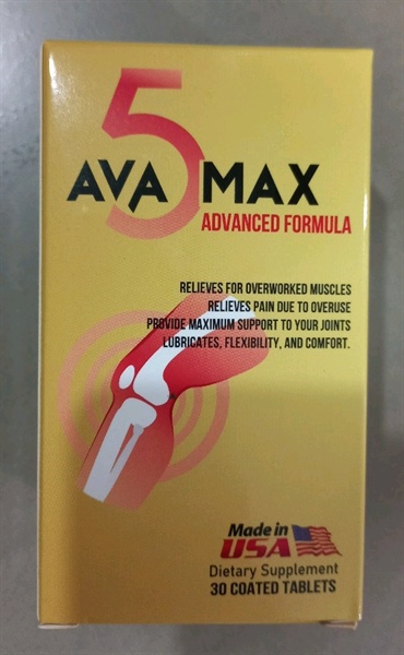 Ava5max - USA - Bổ xương khớp - Lọ 30 viên
