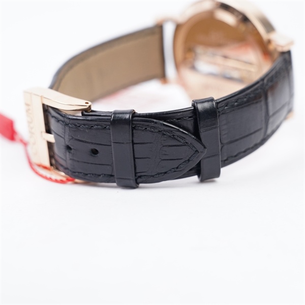 Đồng hồ Corum mặt tròn dây đen (2272377) sz40.8 (HC) KG+