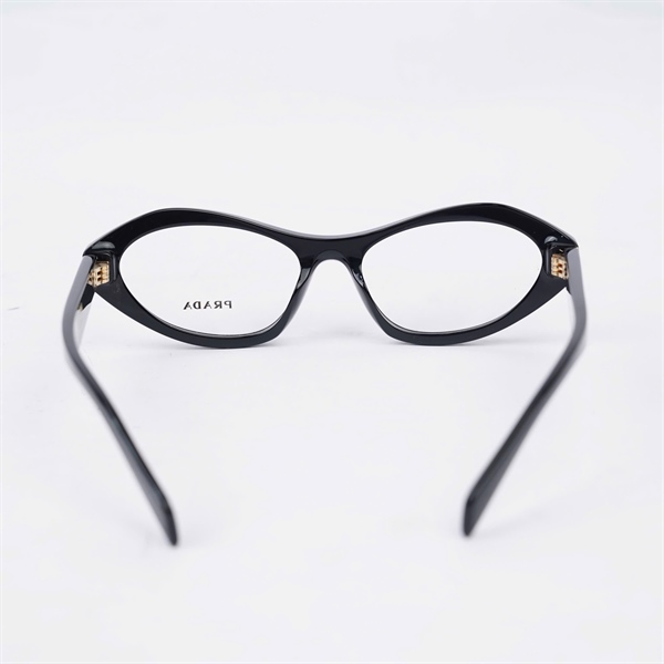 Kính Prada đen mắt mèo VPRA21 16K-1O1 (53-16-135) KG+