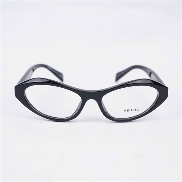 Kính Prada đen mắt mèo VPRA21 16K-1O1 (53-16-135) KG+