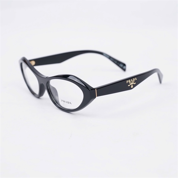 Kính Prada đen mắt mèo VPRA21 16K-1O1 (53-16-135) KG+