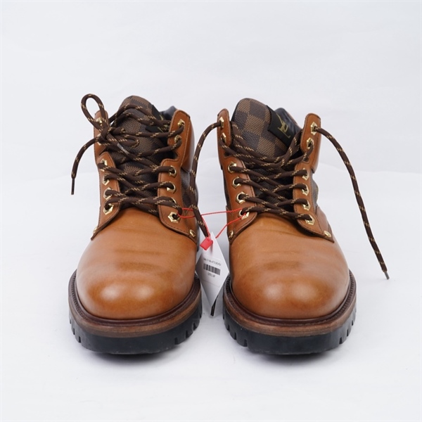 Giày LV nâu sz7.5 (UK) KG+