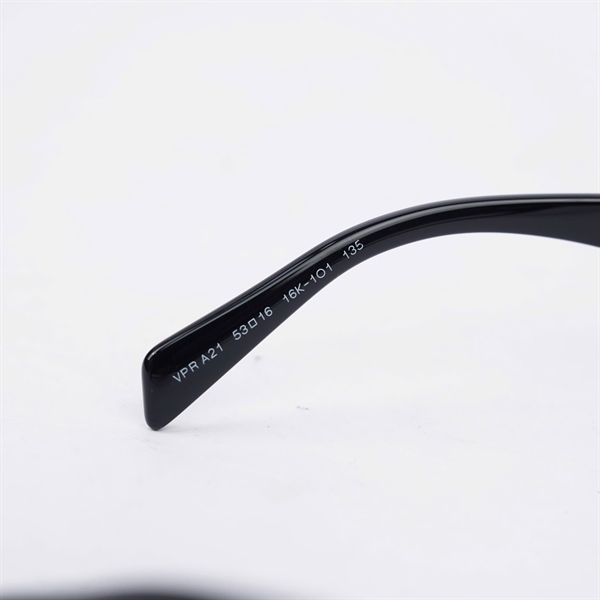 Kính Prada đen mắt mèo VPRA21 16K-1O1 (53-16-135) KG+
