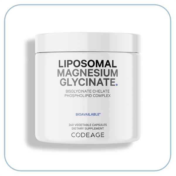 Viên bổ sung Magie CodeAge Liposomal Magnesium Glycinate Từ Mỹ 240 Viên