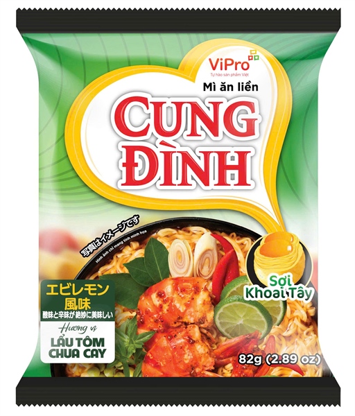 MÌ CUNG ĐÌNH LẨU TÔM CHUA CAY