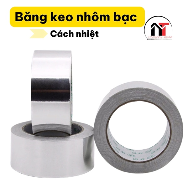 Băng keo nhôm - bạc