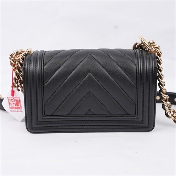 Túi Chanel Boy đen (26351661) sz20 (BMC) KG+