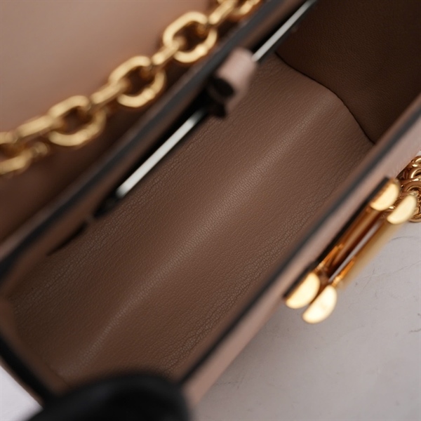 Túi LV Twist hồng kèm gương sz15 (BMC) KG+