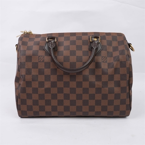 Túi LV Speedy ô vuông nâu sz30 (BMC)+