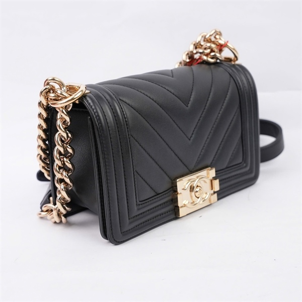 Túi Chanel Boy đen (26351661) sz20 (BMC) KG+