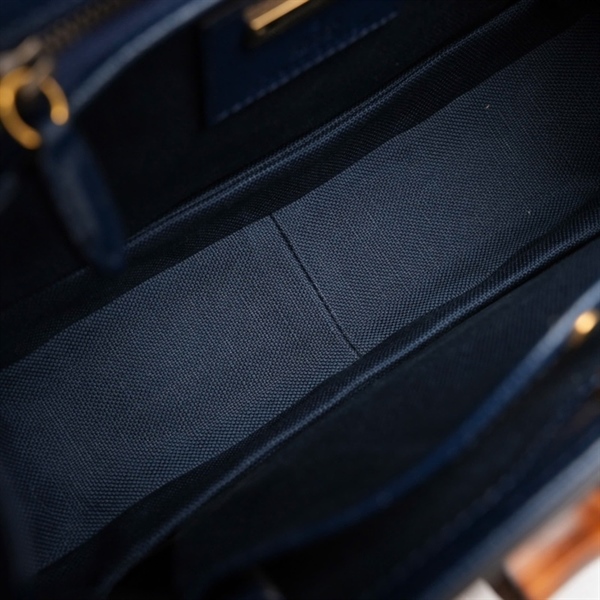 Túi GG Bamboo vàng họa tiết xanh kèm gương (678489-486628) sz23 KG+