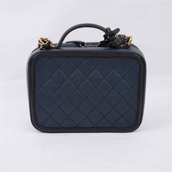 Túi Chanel Vanity xanh (22464086) sz20 (BMC) KG+