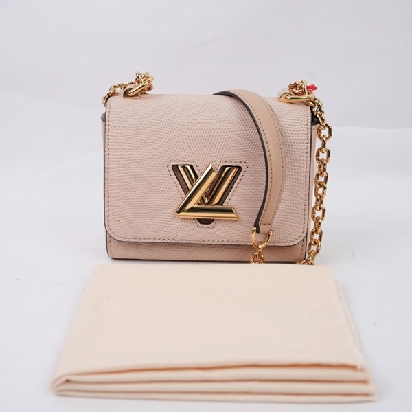 Túi LV Twist hồng kèm gương sz15 (BMC) KG+