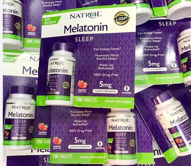 Viên Uống Natrol Melatonin Sleep 5Mg Extra Strength, 250 Viên 7/27
