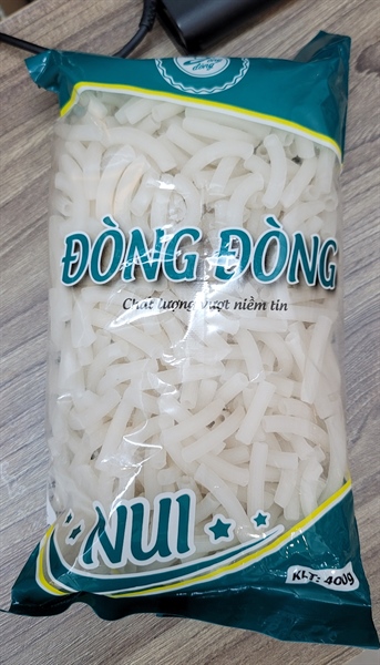 Nui gạo dài Đòng Đòng gói 400g