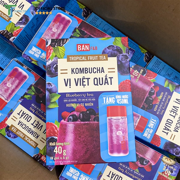KOMBUCHA 40g (8 tép/hộp) - 36H/Thùng