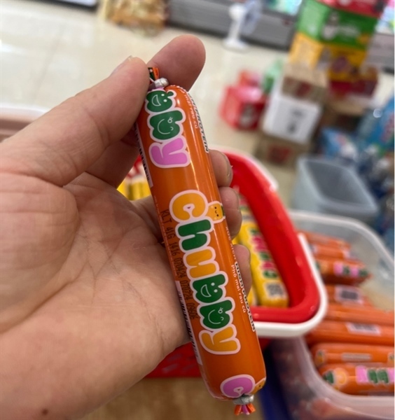 Xúc xích Chubby phô mai rau củ 41g